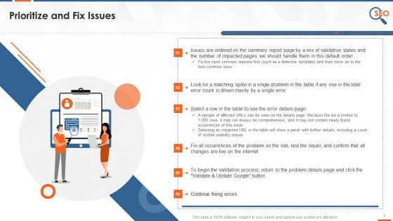 How To Prioritize And Fix Issues In Google Search Console Training Ppt