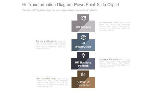 Hr Transformation Diagram Powerpoint Slide Clipart