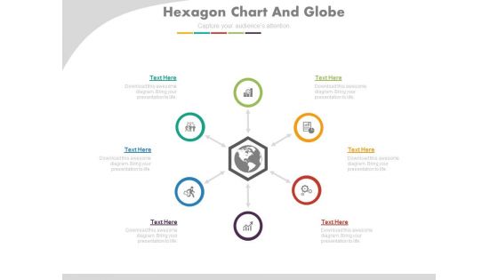 Hub And Spokes Chart For Global Business Planning Powerpoint Slides
