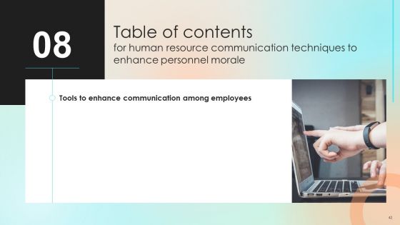 Human Resource Communication Techniques To Enhance Personnel Morale Ppt PowerPoint Presentation Complete With Slides