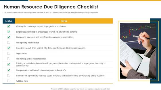 Human Resource Due Diligence Checklist Portrait PDF Human Resource Due Diligence Checklist Portrait PDF