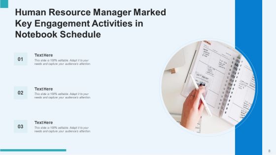 Human Resource Engagement Schedule Leadership Development Ppt PowerPoint Presentation Complete Deck With Slides