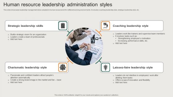 Human Resource Leadership Administration Styles Demonstration PDF Human Resource Leadership Administration Styles Demonstration PDF