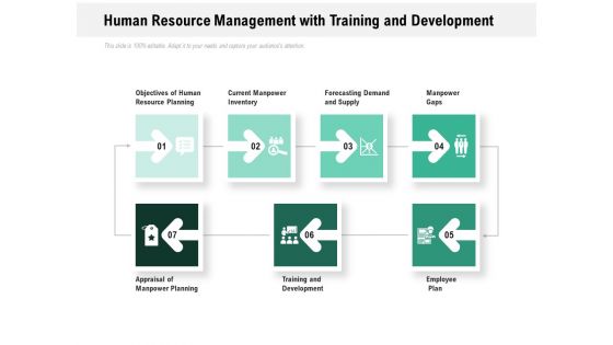 Human Resource Management With Training And Development Ppt PowerPoint Presentation Infographic Template Picture PDF