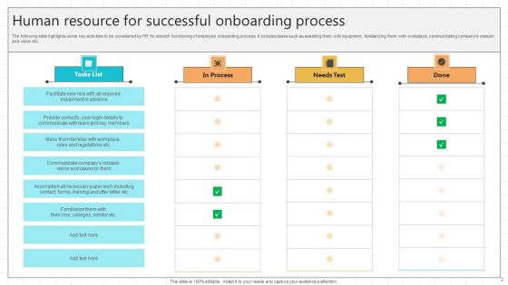 Human Resource Onboarding Procedure Wd Ppt PowerPoint Presentation Complete Deck With Slides