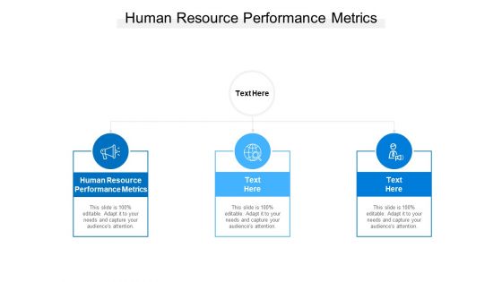 Human Resource Performance Metrics Ppt PowerPoint Presentation Inspiration Layout Cpb