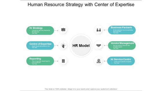 Human Resource Strategy With Center Of Expertise Ppt PowerPoint Presentation Portfolio Slide Portrait