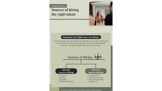 Human Resource Talent Recognition Guide Handbook