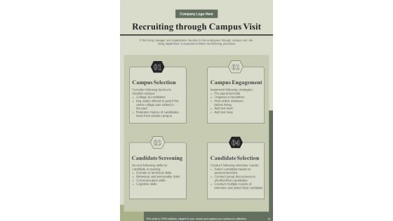 Human Resource Talent Recognition Guide Handbook