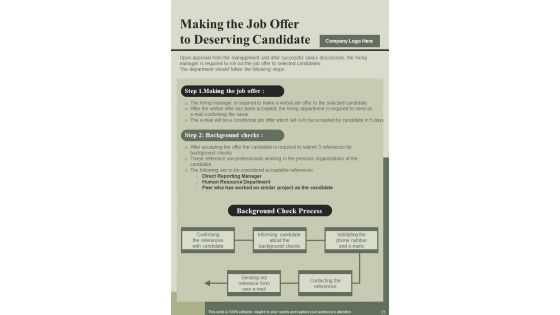 Human Resource Talent Recognition Guide Handbook