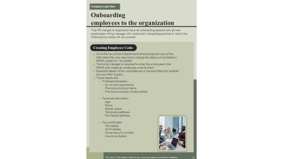 Human Resource Talent Recognition Guide Handbook