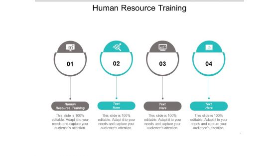 Human Resource Training Ppt PowerPoint Presentation Summary Visual Aids Cpb