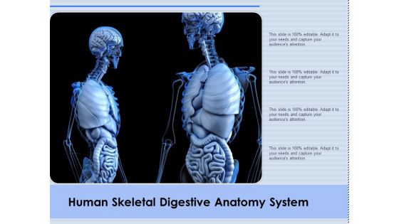 Human Skeletal Digestive Anatomy System Ppt PowerPoint Presentation Slides Ideas PDF
