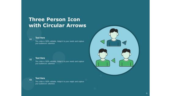 Human Symbol Circular Outline Magnifying Glass Mail Symbol Ppt PowerPoint Presentation Complete Deck
