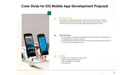 IOS Mobile App Development Proposal Ppt PowerPoint Presentation Complete Deck With Slides