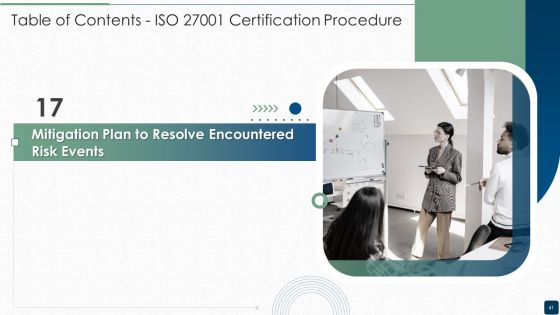 ISO 27001 Certification Procedure Ppt PowerPoint Presentation Complete Deck With Slides