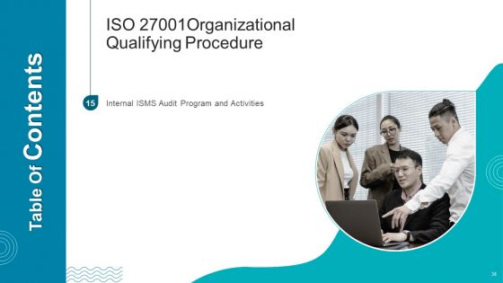 ISO 27001 Organizational Qualifying Procedure Ppt PowerPoint Presentation Complete Deck With Slides