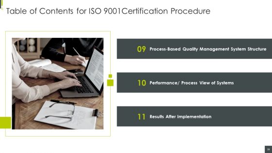 ISO 9001 Certification Procedure Ppt PowerPoint Presentation Complete With Slides
