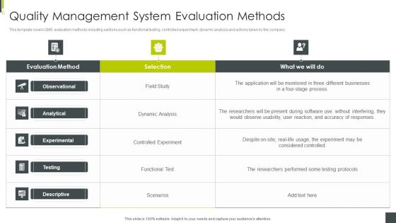 ISO 9001 Certification Procedure Quality Management System Evaluation Methods Introduction PDF