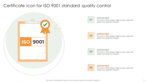 ISO 9001 Standard Ppt PowerPoint Presentation Complete Deck With Slides