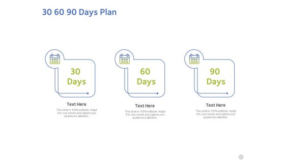 ITIL Knowledge Management 30 60 90 Days Plan Ppt Styles Examples PDF