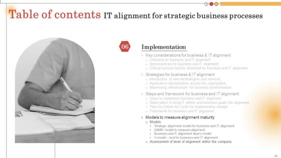IT Alignment For Strategic Business Processes Ppt PowerPoint Presentation Complete Deck With Slides