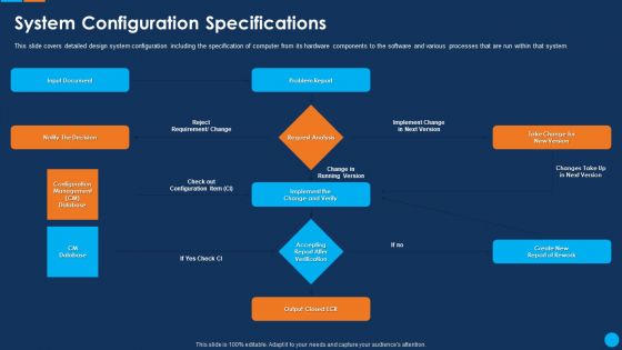 IT Application Development Project Plan System Configuration Specifications Brochure PDF