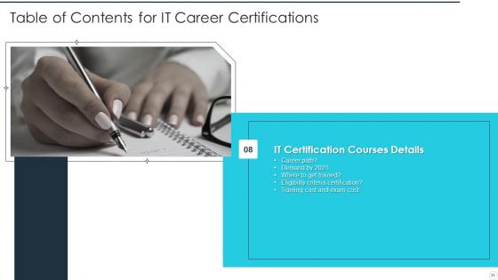 IT Career Certifications Ppt PowerPoint Presentation Complete Deck With Slides