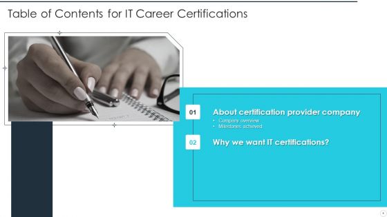 IT Career Certifications Ppt PowerPoint Presentation Complete Deck With Slides