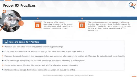 IT Company SEO Approach UX Guidelines Training Ppt IT Company SEO Approach UX Guidelines Training Ppt