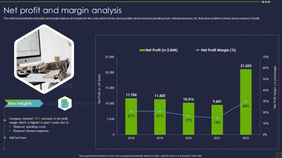 IT Consultancy Services Company Profile Net Profit And Margin Analysis Sample PDF