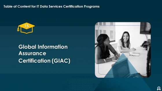 IT Data Services Certification Programs Ppt PowerPoint Presentation Complete With Slides