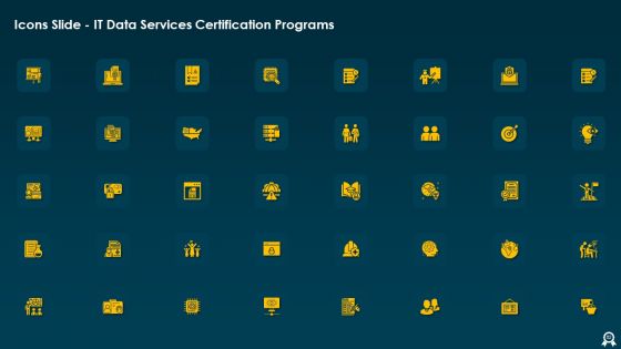IT Data Services Certification Programs Ppt PowerPoint Presentation Complete With Slides