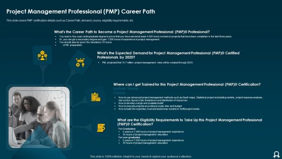 IT Data Services Certification Programs Project Management Professional PMP Career Path Demonstration PDF