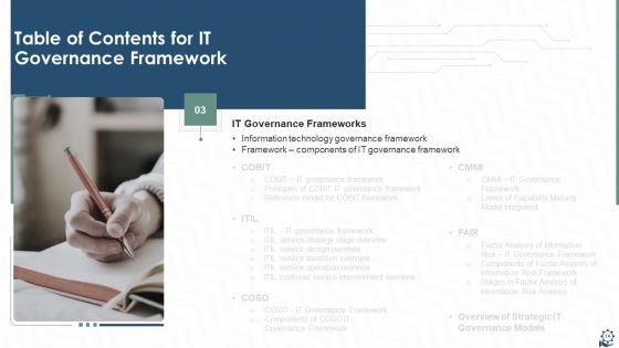 IT Governance Framework Ppt PowerPoint Presentation Complete Deck With Slides
