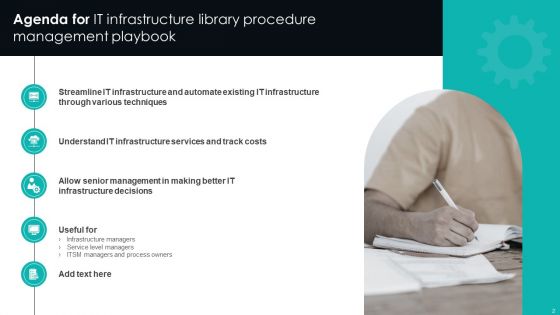 IT Infrastructure Library Procedure Management Playbook Ppt PowerPoint Presentation Complete Deck With Slides