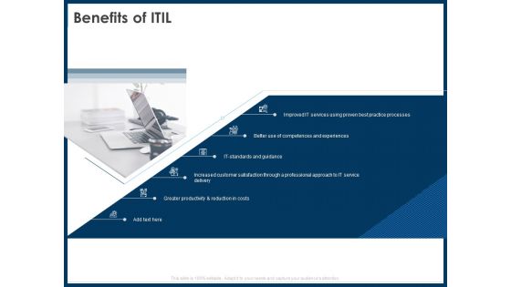 IT Infrastructure Library Service Quality Administration Benefits Of ITIL Ppt Show Mockup PDF