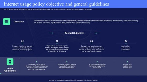 IT Policies And Procedures Internet Usage Policy Objective And General Guidelines Clipart PDF IT Policies And Procedures Internet Usage Policy Objective And General Guidelines Clipart PDF