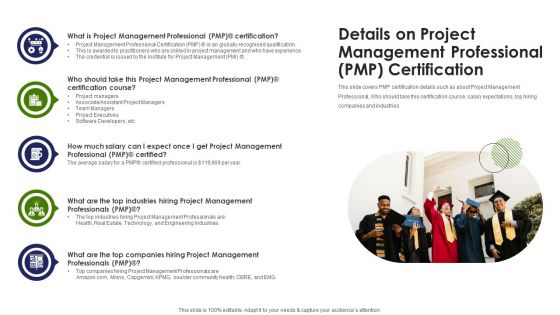 IT Professional Data Certification Program Details On Project Management Professional PMP Certification Sample PDF