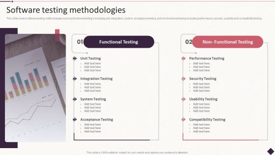 IT Project Development Planning Software Testing Methodologies Background PDF