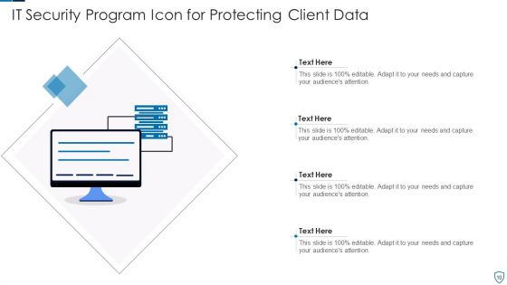 IT Security Program Ppt PowerPoint Presentation Complete Deck With Slides