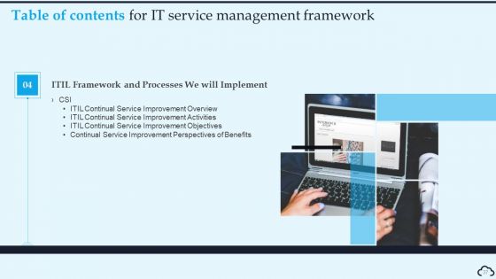 IT Service Management Framework Ppt PowerPoint Presentation Complete Deck With Slides