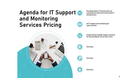 IT Support And Monitoring Services Pricing Ppt PowerPoint Presentation Complete Deck With Slides
