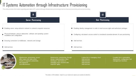 IT Systems Automation Through Infrastructure Provisioning Guidelines PDF
