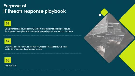 IT Threats Response Playbook Ppt PowerPoint Presentation Complete Deck With Slides