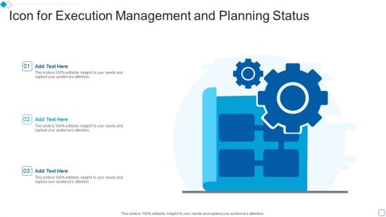Icon For Execution Management And Planning Status Information PDF Icon For Execution Management And Planning Status Information PDF