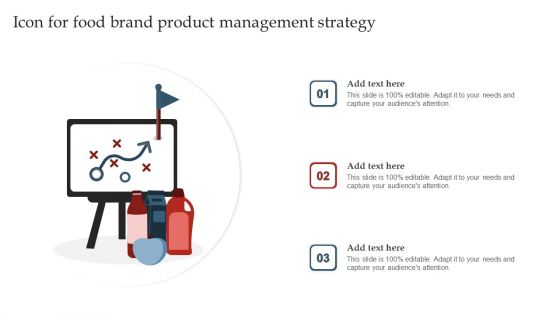 Icon For Food Brand Product Management Strategy Ppt Gallery Slide PDF Icon For Food Brand Product Management Strategy Ppt Gallery Slide PDF