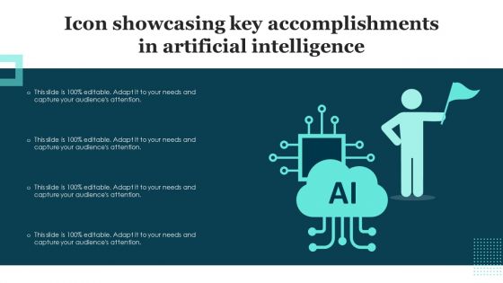 Icon Showcasing Key Accomplishments In Artificial Intelligence Clipart PDF Icon Showcasing Key Accomplishments In Artificial Intelligence Clipart PDF