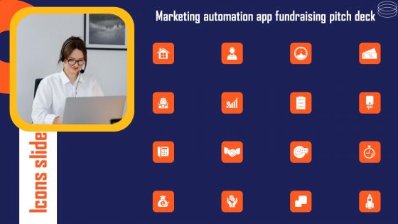 Icon Slide Marketing Automation App Fundraising Pitch Deck Slides PDF Icon Slide Marketing Automation App Fundraising Pitch Deck Slides PDF
