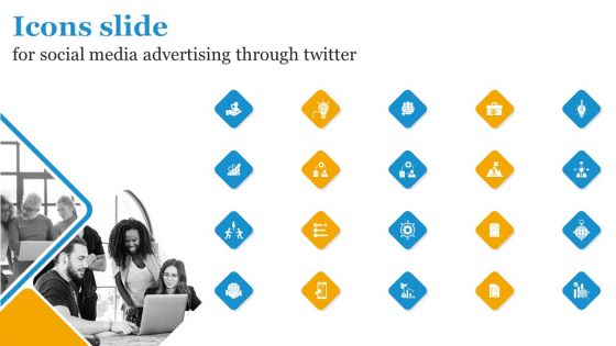 Icons For Social Media Advertising Through Twitter Information PDF Icons For Social Media Advertising Through Twitter Information PDF